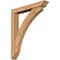 Ekena Millwork Thorton Traditional Smooth Bracket w/ Offset Brace, Western Red Cedar, 5 1/2"W x 34"D x 40"H BKT0604X34X40THR01SWR - alternate 1